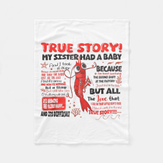 Couverture Polaire Merveilleuse crevette Vraie Histoire Ma Soeur Avai