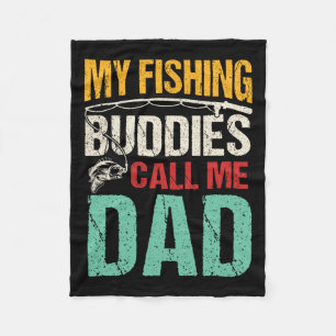Couverture Polaire Mes Amies De Pêche Préférées M'Appelent Papa Pêche