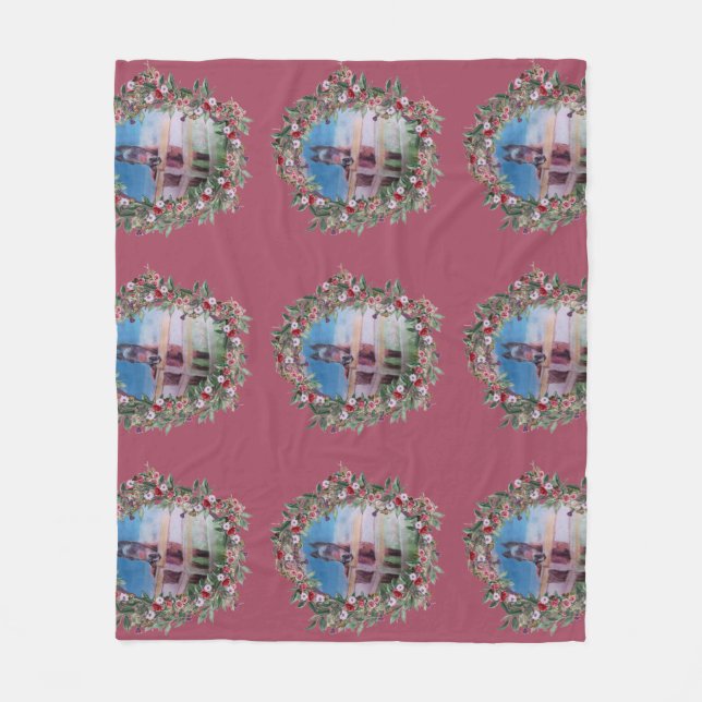 Couverture Polaire mes fleurs douces de jamie Papier d'emballage (Devant)