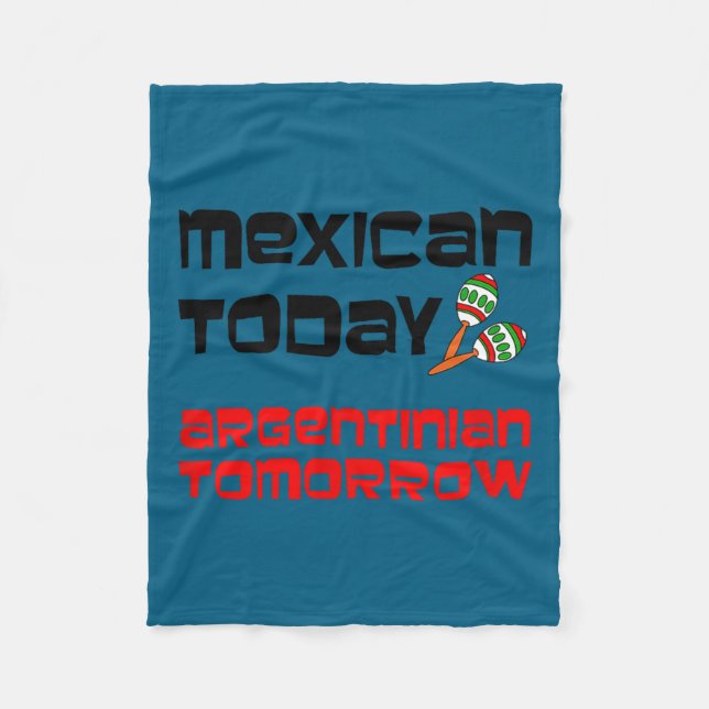 Couverture Polaire Mexicain argentin demain maracas cinq mai (Devant)