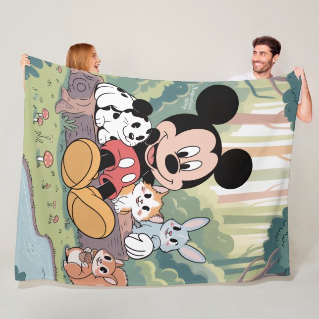 Couverture Polaire Mickey Mouse Blanket (En situation)