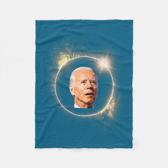 Couverture Polaire Mignon Éclipse Solaire Totale Anti Joe (Devant)