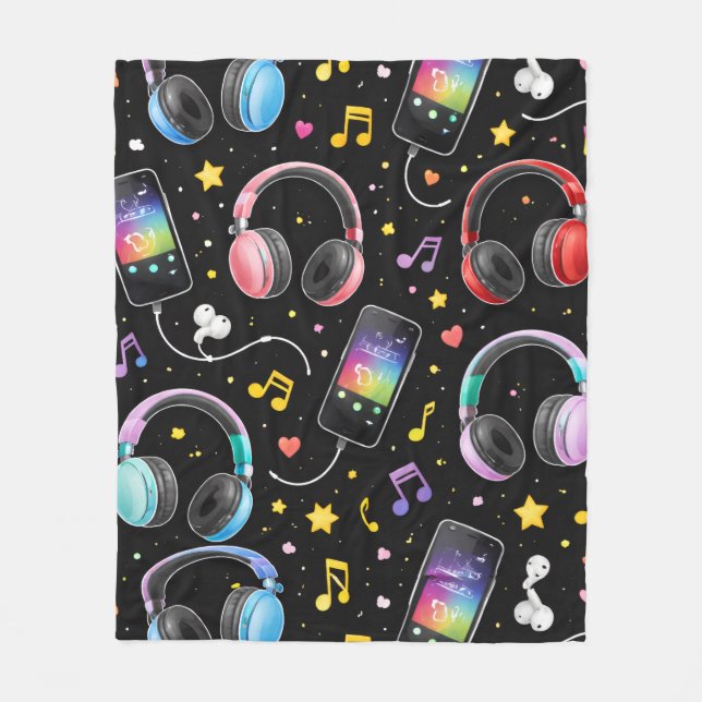 Couverture Polaire Mignon Graphique Kawaii (Devant)