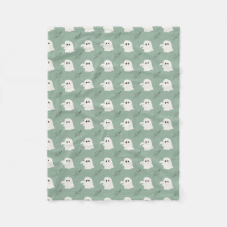 Couverture Polaire Mignon modèle de cardigan fantôme vert sauge pour