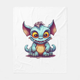 Couverture Polaire Mignon Monster Dragon Little Tom