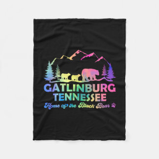 Couverture Polaire Mignon ours de Gatlinburg Tennessee Great Smoky Mo