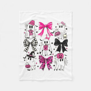 Couverture Polaire Mignonne Ghost Coquette Aesthétique Vaches roses M
