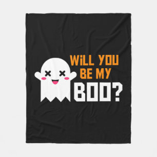 Couverture Polaire Mignonne Seras-Tu Mon Halloween Fantôme De Boo ! P