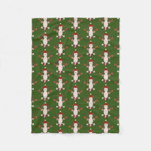 Couverture Polaire Mignons Axolotl de Noël