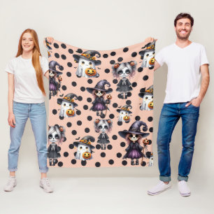 Couverture Polaire Mignons Effrayant Halloween drôle