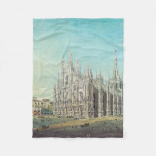 Couverture Polaire Milan Piazza du Duomo années 1850 par Carlo Bossol