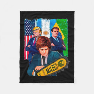 Couverture Polaire Milei Presidente 2023 Donald Trump Jair Bolsonaro