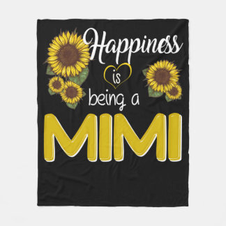 Couverture Polaire Mimi Venin | Happiness Is Being A MiMi Sunflower