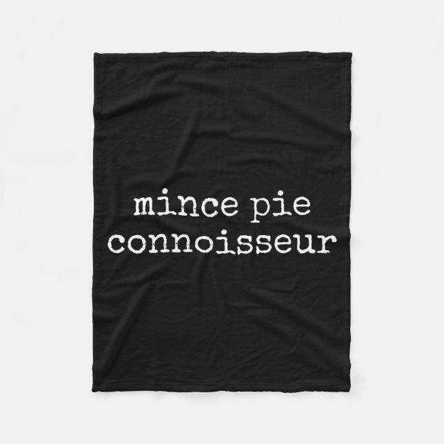 Couverture Polaire Mince E Connoisseur Pastry Lover Funny Christmas  (Devant)