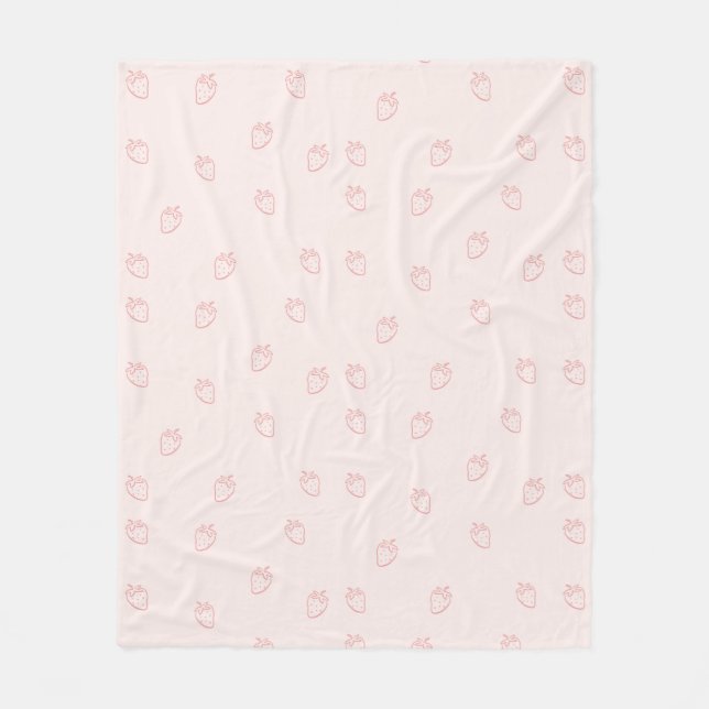 Couverture Polaire Minimalisme de la Fraise (Devant)