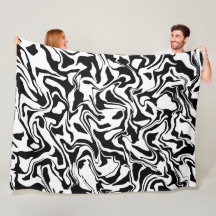 Minimaliste Moderne Abstrait Noir et Blanc Simple