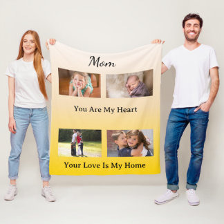 Couverture Polaire MinimalistKeepsake - Maman, Tu es Mon Cœur
