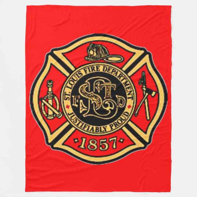 Couverture Polaire MINISTÈRE DES INCENDIES DE St. LOUIS. (Devant)