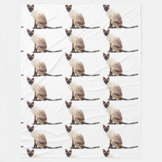 Couverture Polaire Minous mignons d'animaux de ronronnement d'animal