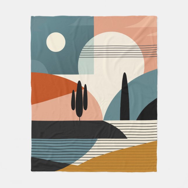 Couverture Polaire Mirage du désert (Devant)