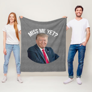 Couverture Polaire Miss Me Et Donald Trump
