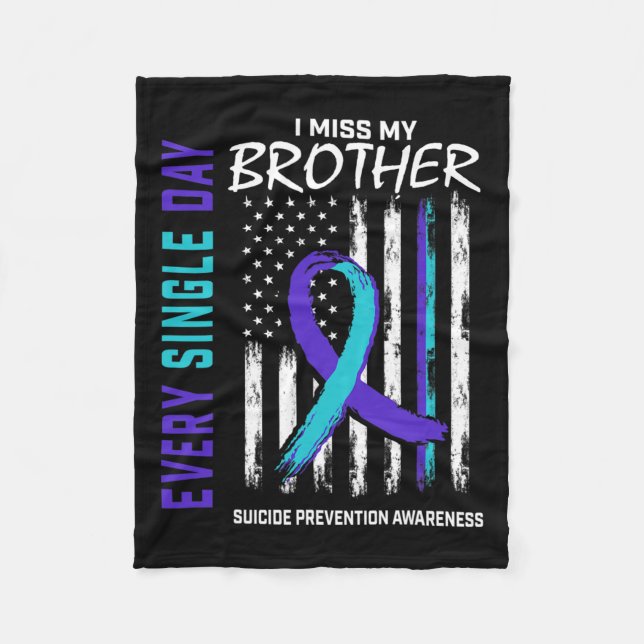 Couverture Polaire Miss Mon Frère Prévention du Suicide Ameri (Devant)