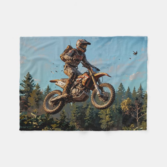 Couverture Polaire Mission de Secourt de combat - Motocross Rider (Devant (Horizontal))