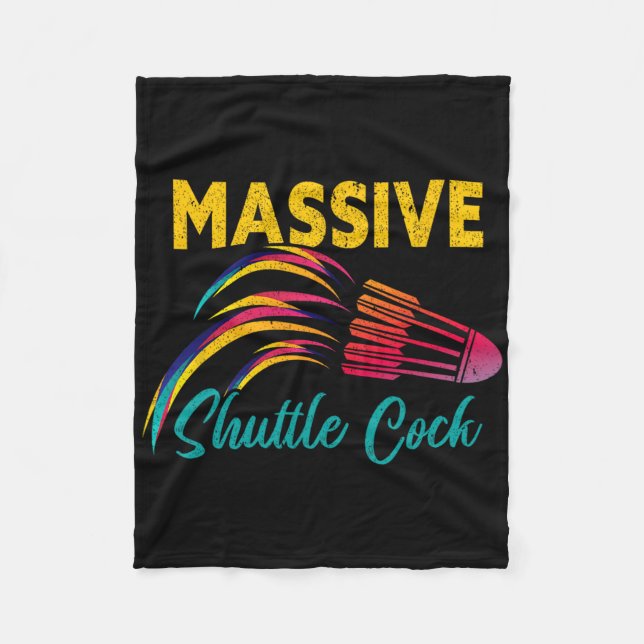 Couverture Polaire Mive Shuttle Funny Dminton 2 (Devant)