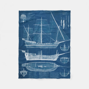 Couverture Polaire Modèle antique I de bateau