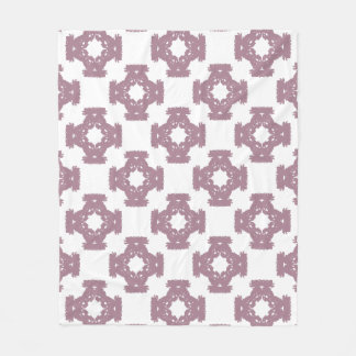 Couverture Polaire Modèle de Damas Rose poussiéreux