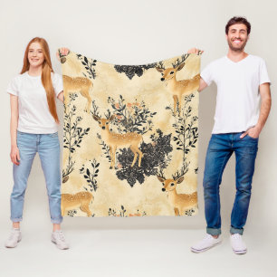 Couverture Polaire Modèle de nurserie Woodland Fawn
