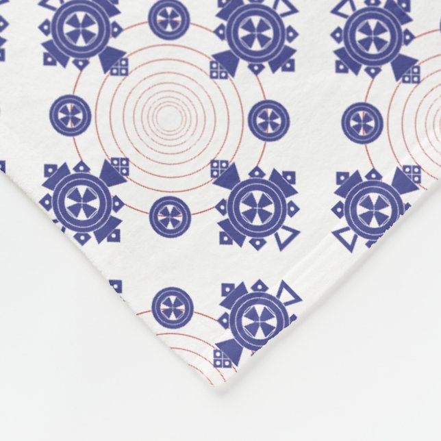 Couverture Polaire Modèle de pendentif Croix Bleue (Coin)