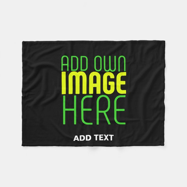 COUVERTURE POLAIRE MODELE DE TEXTE D'IMAGE NOIRE SIMPLE ET MODIFIABLE (Devant (Horizontal))
