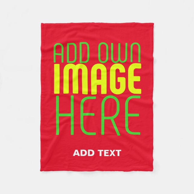 COUVERTURE POLAIRE MODÈLE DE TEXTE D'IMAGE ROUGE SIMPLE MODERNE (Devant)