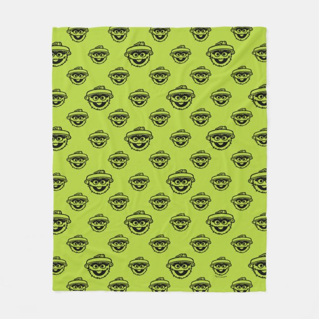 Couverture Polaire Modèle vert Oscar le Grouch (Devant)