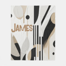 Moderne Abstrait Bohème Beige