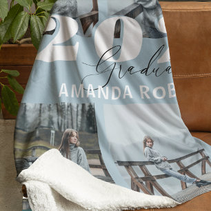 Couverture Polaire Moderne Blue 6 Diplôme photo