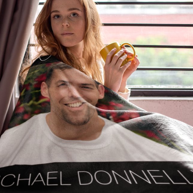 Couverture Polaire Moderne En Mémoire Amoureuse | Mémorial photo (Créateur téléchargé)