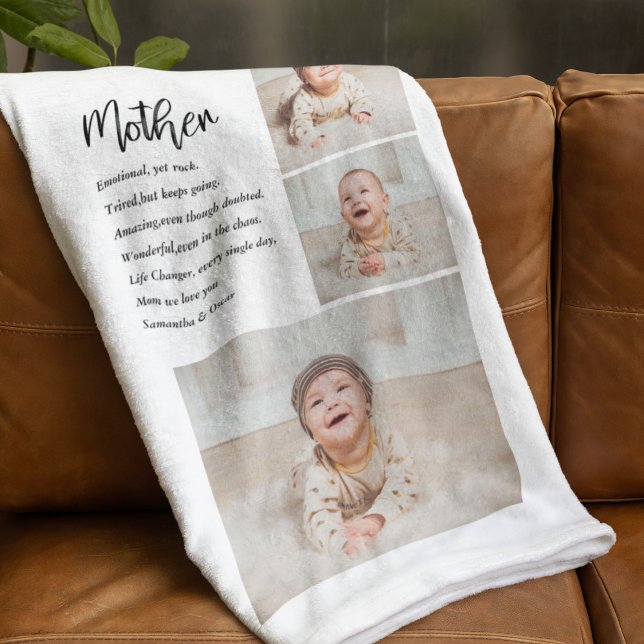 Couverture Polaire Moderne Simple Meilleure Mère Jamais Meilleure Bea (Créateur téléchargé)