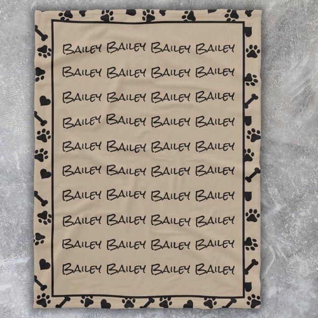 Couverture Polaire Moderne simple tendance Animaux de compagnie Chien (Créateur téléchargé)