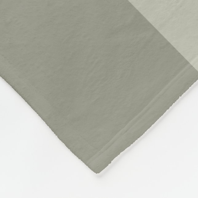 Couverture Polaire Modish Elegant Grey Vert couleur Harmonie tendance (Coin)