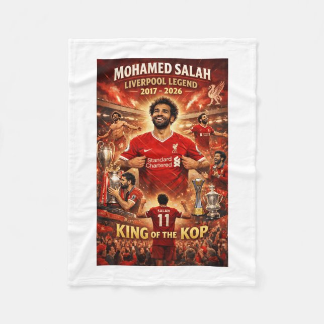 Couverture Polaire Mohamed Salah (Devant)