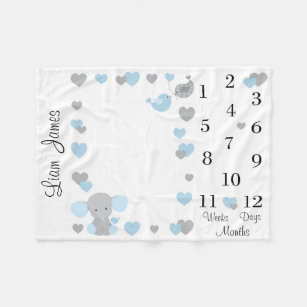 Couvertures Etape Importante Mensuelle Pour Bebes Zazzle Fr