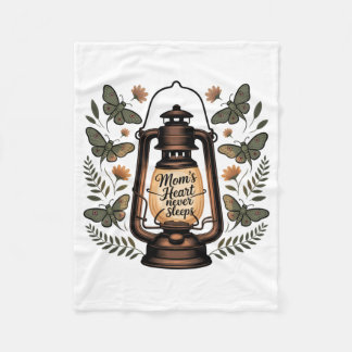 Couverture Polaire Mom’s Heart Never Sleeps