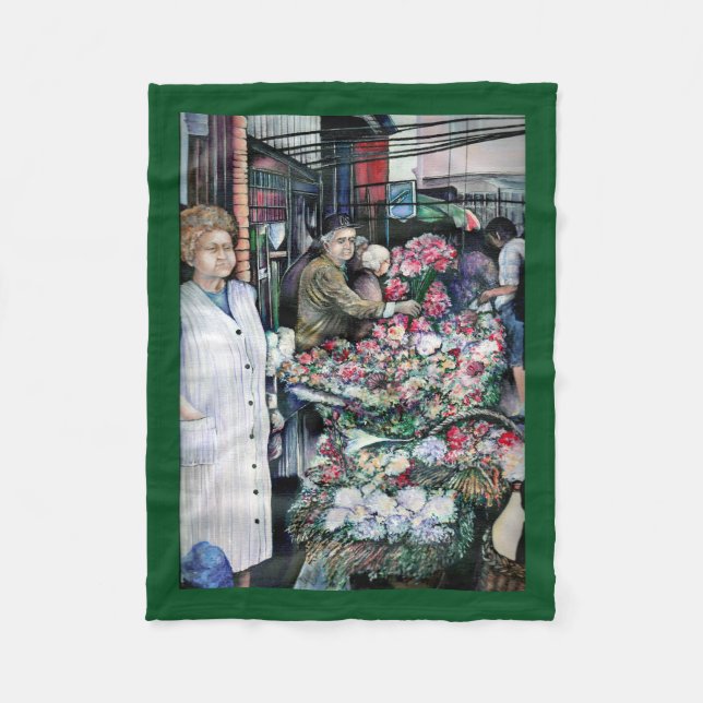 Couverture Polaire Moment magique sur le marché de Misloc (Devant)