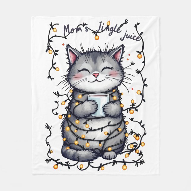 Couverture Polaire Mom's Jingle Juice  (Devant)