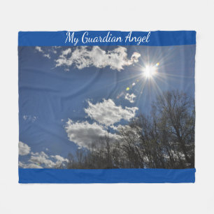 Couverture Polaire Mon ange gardien - Blanche-Toison