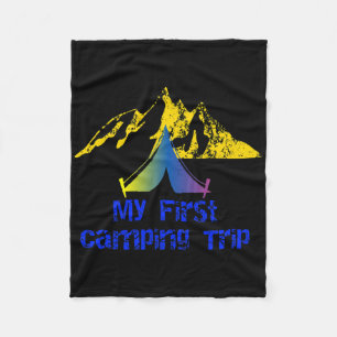 Couverture Polaire Mon aventure de premier voyage de camping Tente de