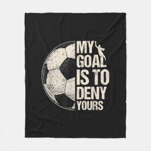 Couverture Polaire Mon But Est De Refuser Votre Gardien De Football D