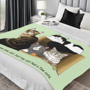 Couverture Polaire Mon chat a des chats